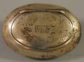 Oval Silver Snuff Box