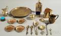 Group of Assorted Silver and Silverplated Flatware and Tableware