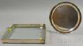 Two Sterling Silver Serving Trays