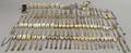 Large Group of Mostly Coin and Sterling Silver Flatware