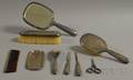 Ninepiece Sterling Silvermounted Vanity Set