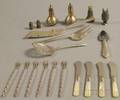 Group of Small Sterling Silver and Silverplated Articles