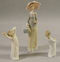 Three Lladro Porcelain Figures