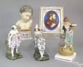 Four porcelain figures