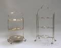 Two Silverplated Pastry Stands