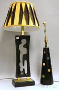 Two Midcentury Modern Table Lamps