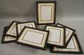Set of Eight Modern Baroquestyle Ebonized Wood Frames