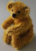 Early Small Jointed Golden Mohair Steiff Teddy Bear