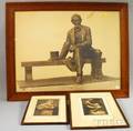 Three Framed Photographs of Gutzon Borglum Sculptures