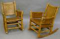 Pair of Old Hickorytype Rustic Armrockers