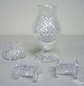 Waterford cut crystal courting lamp