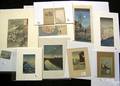 Fourteen Japanese woodblock prints and engravings