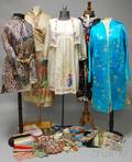 Group of Asian and Continental Textiles and Garments