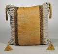 Custommade Pillow with Stencildecorated Mariano Fortuny Panel