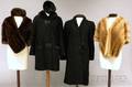 Two Vintage Fur Stoles and Two Lambs Wool Coats