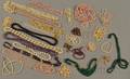 Large Group of Mostly Stone and Pearl Necklaces