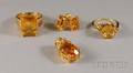 Group of 14kt Gold and Citrine Jewelry