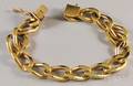 Heavy 14kt Gold Curblink Bracelet