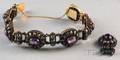 Victorian 18kt Gold Amethyst and Diamond Bracelet