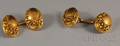 Pair of 14kt Gold Cuff Links