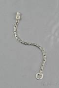 18kt White Gold and Diamond Agrafe Bracelet Cartier