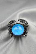 18kt White Gold Gemset Crab Ring Stephen Webster