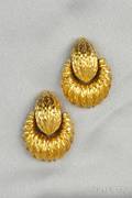 18kt Gold Earclips