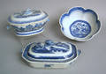 Chinese export Canton covered tureen 19th c