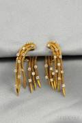 18kt Gold and Diamond Earpendants
