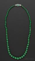 Jadeite Bead Necklace