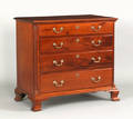 Pennsylvania Chippendale mahogany chest of drawers ca 1770