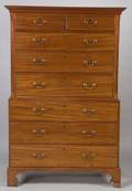 George III Mahogany Chest on Chest