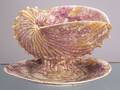 Wedgwood Moonlight Lustre Nautilus Shell Compote and Stand