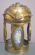 Wedgwood Brass Mounted Light Blue Jasper Lantern