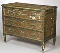 Italian Painted and Parcelgilt Gessoed ThreeDrawer Chest