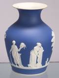 Wedgwood Dark Blue Jasper Dip Vase