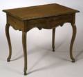 Louis XV FruitwoodInlaid Walnut Side Table