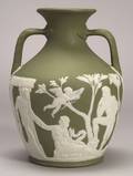 Wedgwood Green Jasper Dip Portland Vase
