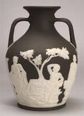 Wedgwood Solid Black Jasper Portland Vase
