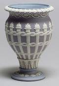 Wedgwood Lilac Jasper Dip Torches Vase