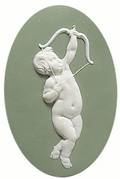 Wedgwood Green Jasper Dip Plaque