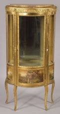 French Giltwood and Composition Vernis Martin Cabinet