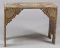 Syrian MotherofPearl Inlaid Side Table