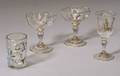 Four Enameled Glass Vessels