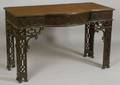 George III Style Mahogany Chinese Chippendale Style Side Table