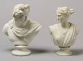 Two Classical Revival Bisque Busts