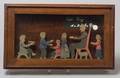 Pair of Whimsical Dioramas of School Scenes