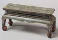 Miniature Chinese Abalone Inlaid Lacquer Altar Table