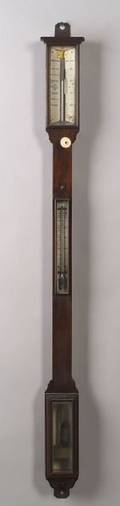 American Mahogany Stick Barometer