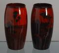 Two Royal Doulton Flambe Vases